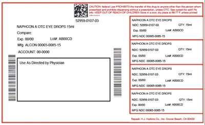 label - 52959 0107 PPAC LABEL